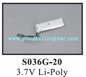 SYMA-S036-S036G helicopter parts battery 3.7V 500mAh